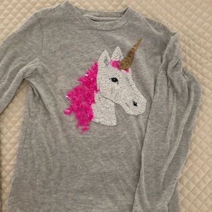 Gap Kids Sequined tees-great condition sz 10-12